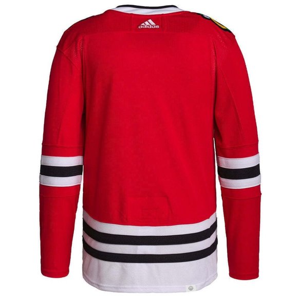 Men's Chicago Blackhawks Blank Authentic Adidas Pro Home Red Jersey Climalite - Picture 6 of 12